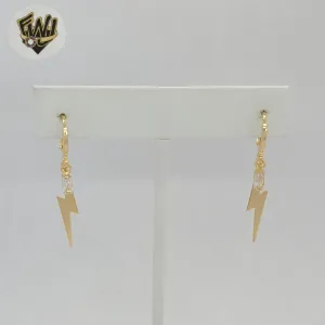 (1-2975-4) Gold Laminate - Charm Hoops - BGF