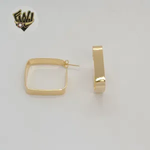 (1-2983-1) Gold Laminate - Squared Hoops - BGF