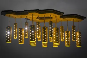 25 Light Oblong Pendant