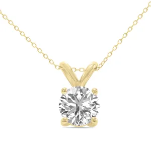 2ct tw LAB GROWN Diamond Necklace in 14kt Yellow gold