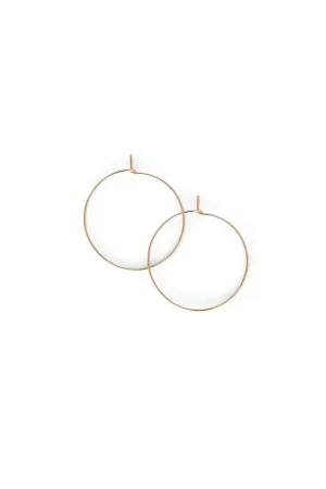 Abacus Row Simple Hoops -Medium