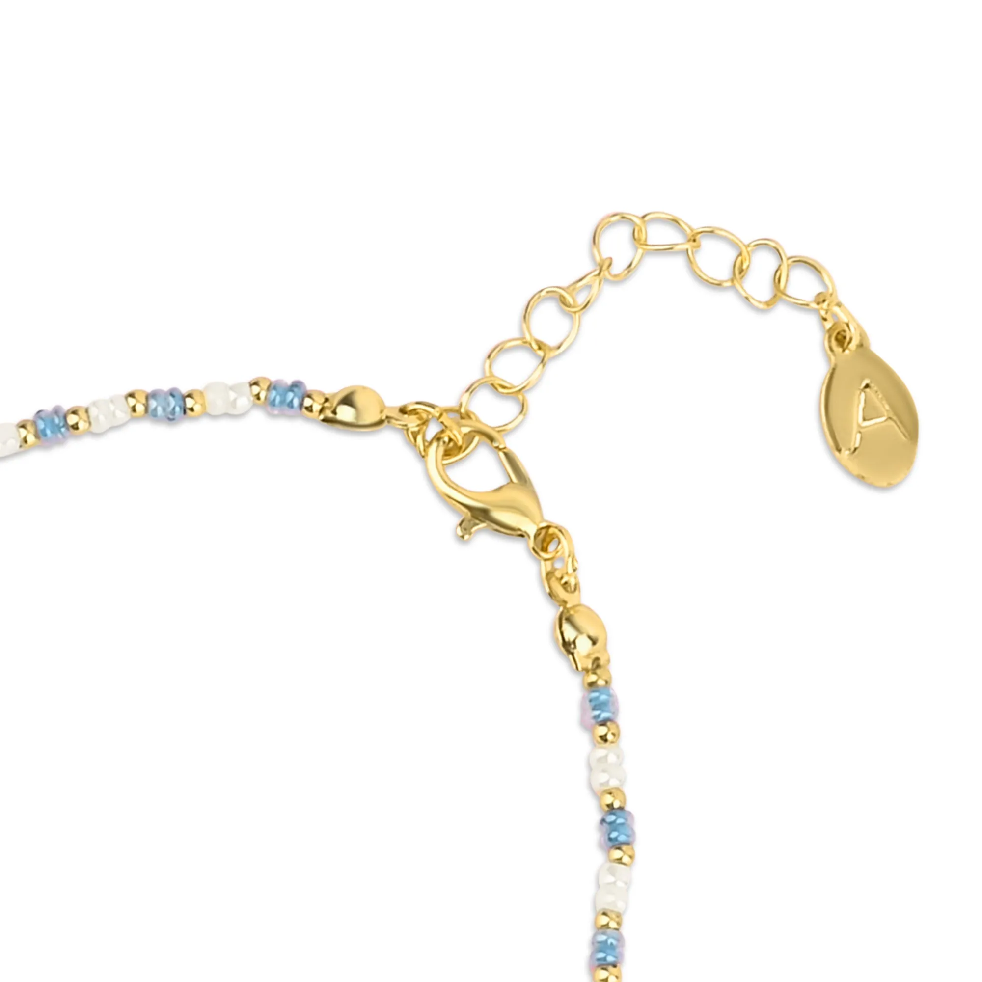 Accessorize London Women's Gold  Facet Bead Anklets Pack Of 3