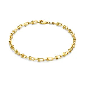 Aidee Royale 14 karat gold link bracelet