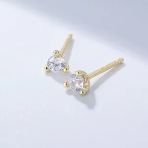 Amalia Earrings, Elegant Cubic Zirconia Studs