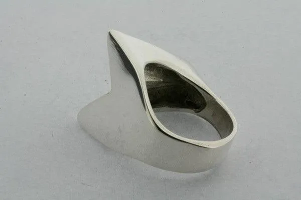 angled arrow ring
