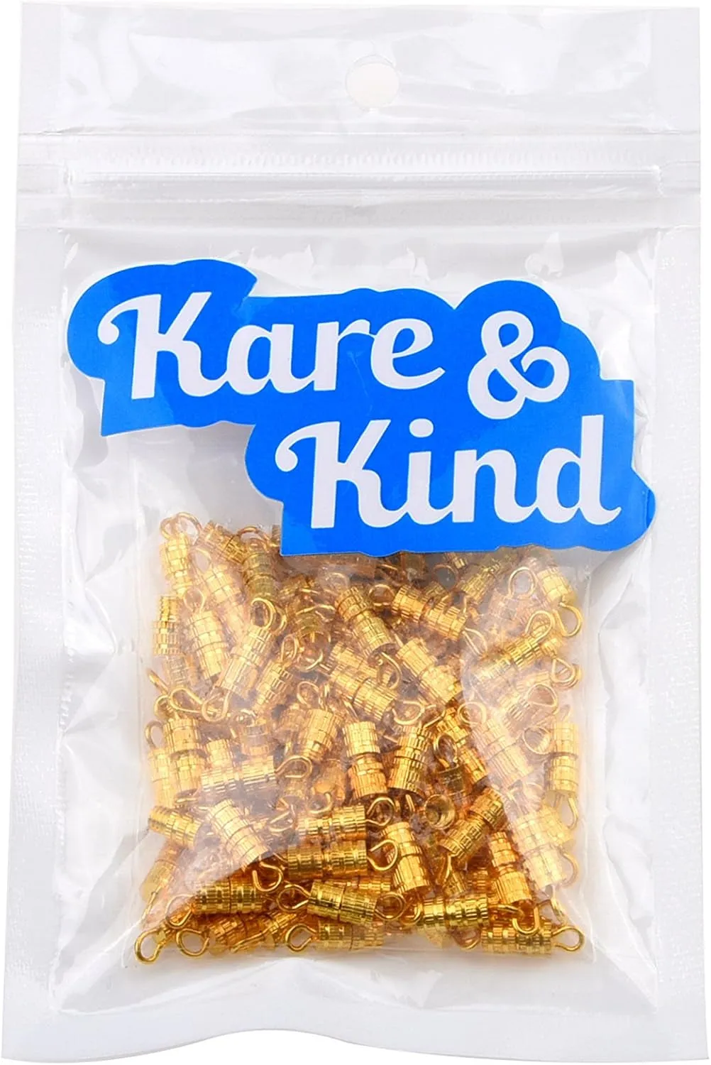 Barrel Screw-100Pcs-Screw Type Clasp 4X15Mm-10 Retail Packaging
