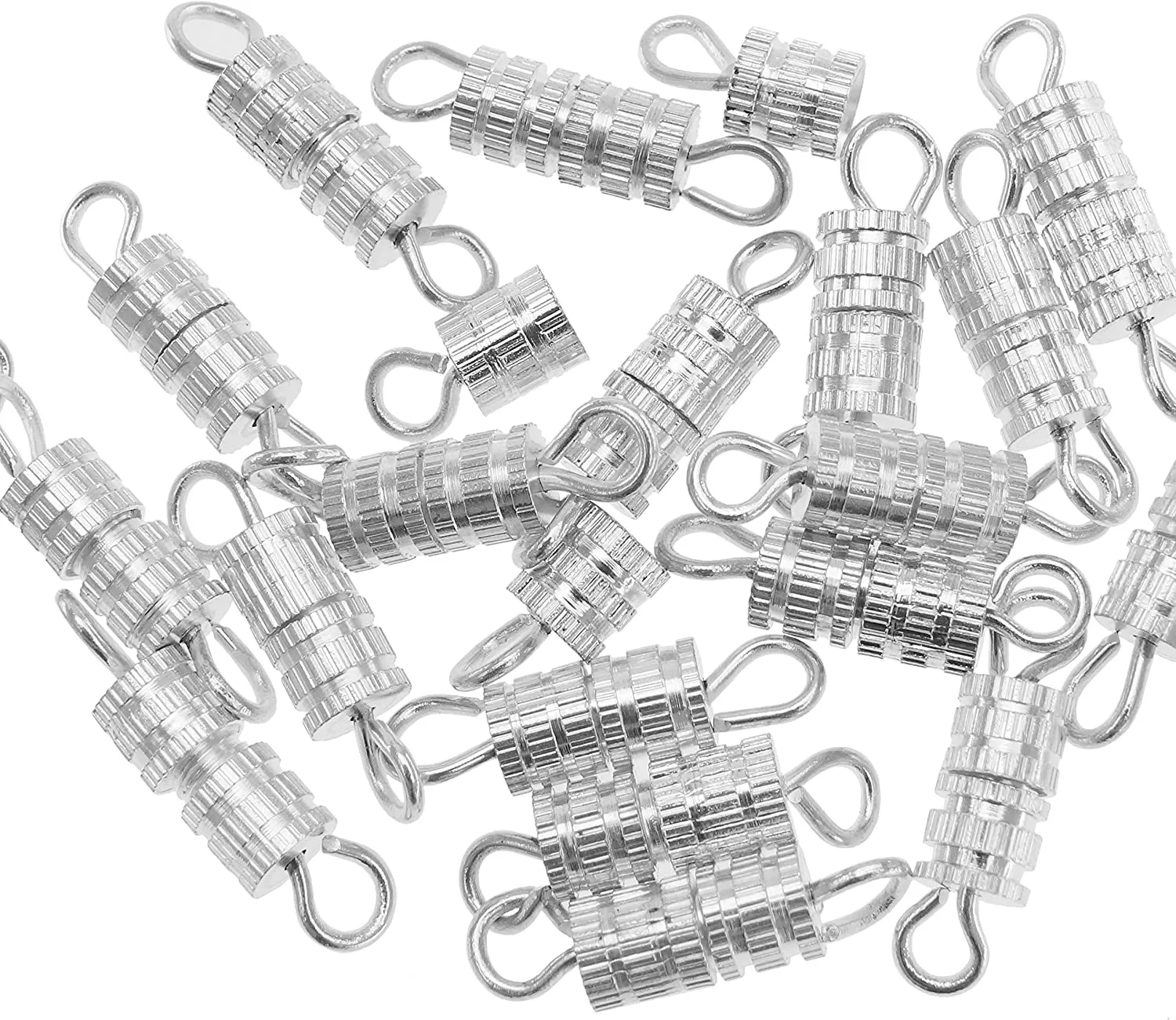 Barrel Screw-100Pcs-Screw Type Clasp 4X15Mm-10 Retail Packaging