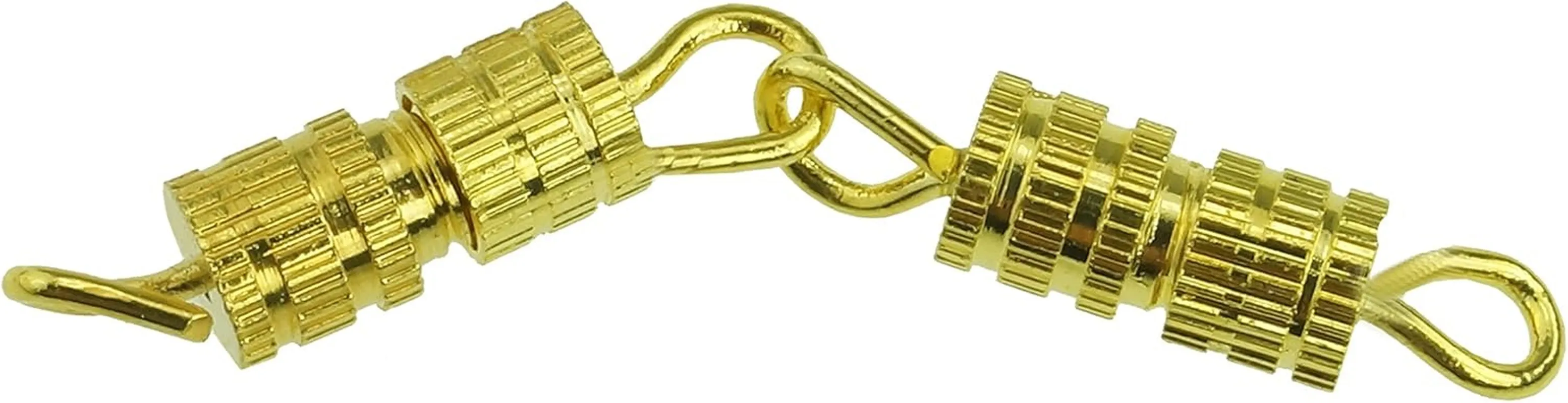 Barrel Screw-100Pcs-Screw Type Clasp 4X15Mm-10 Retail Packaging