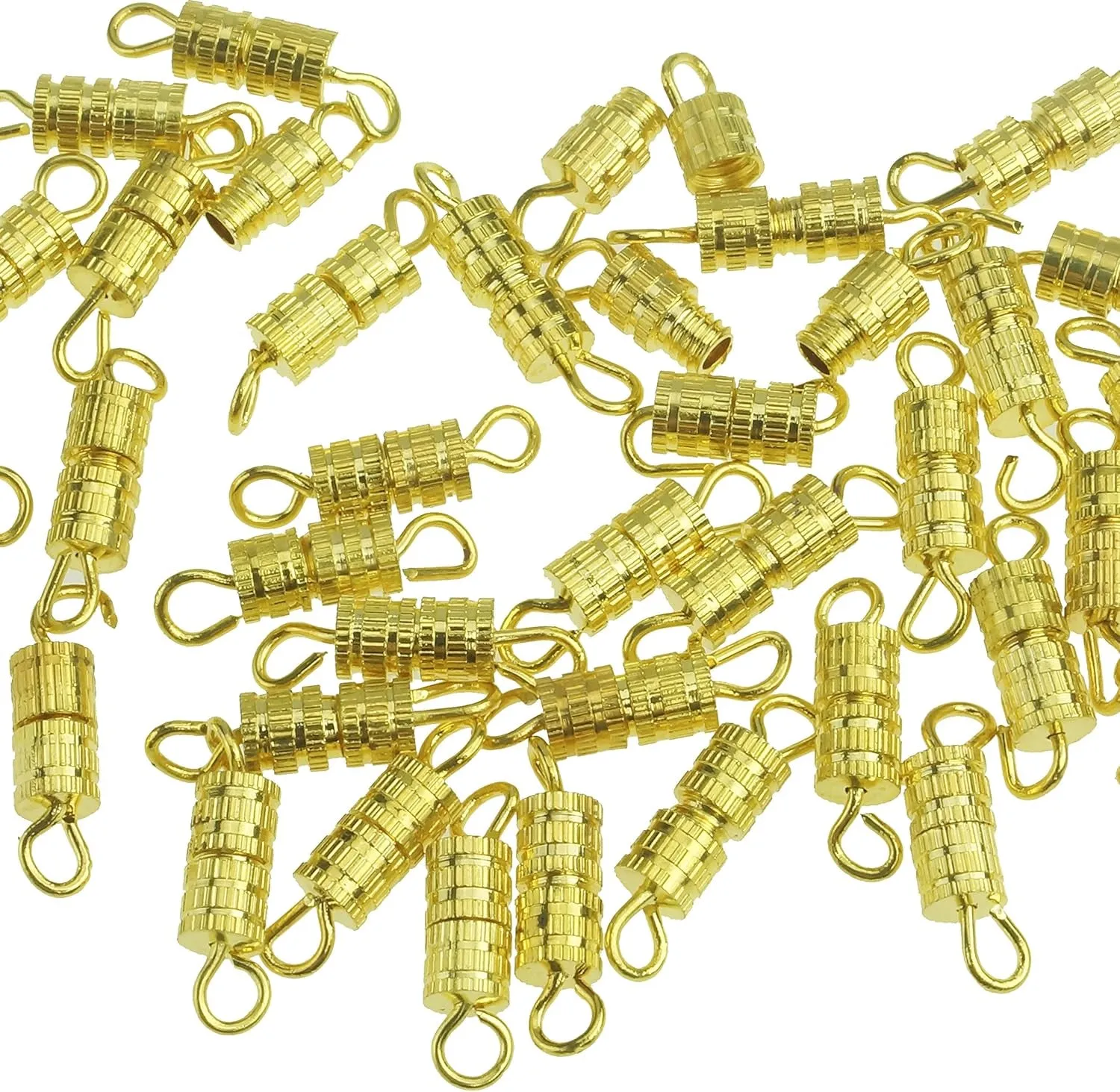 Barrel Screw-100Pcs-Screw Type Clasp 4X15Mm-10 Retail Packaging