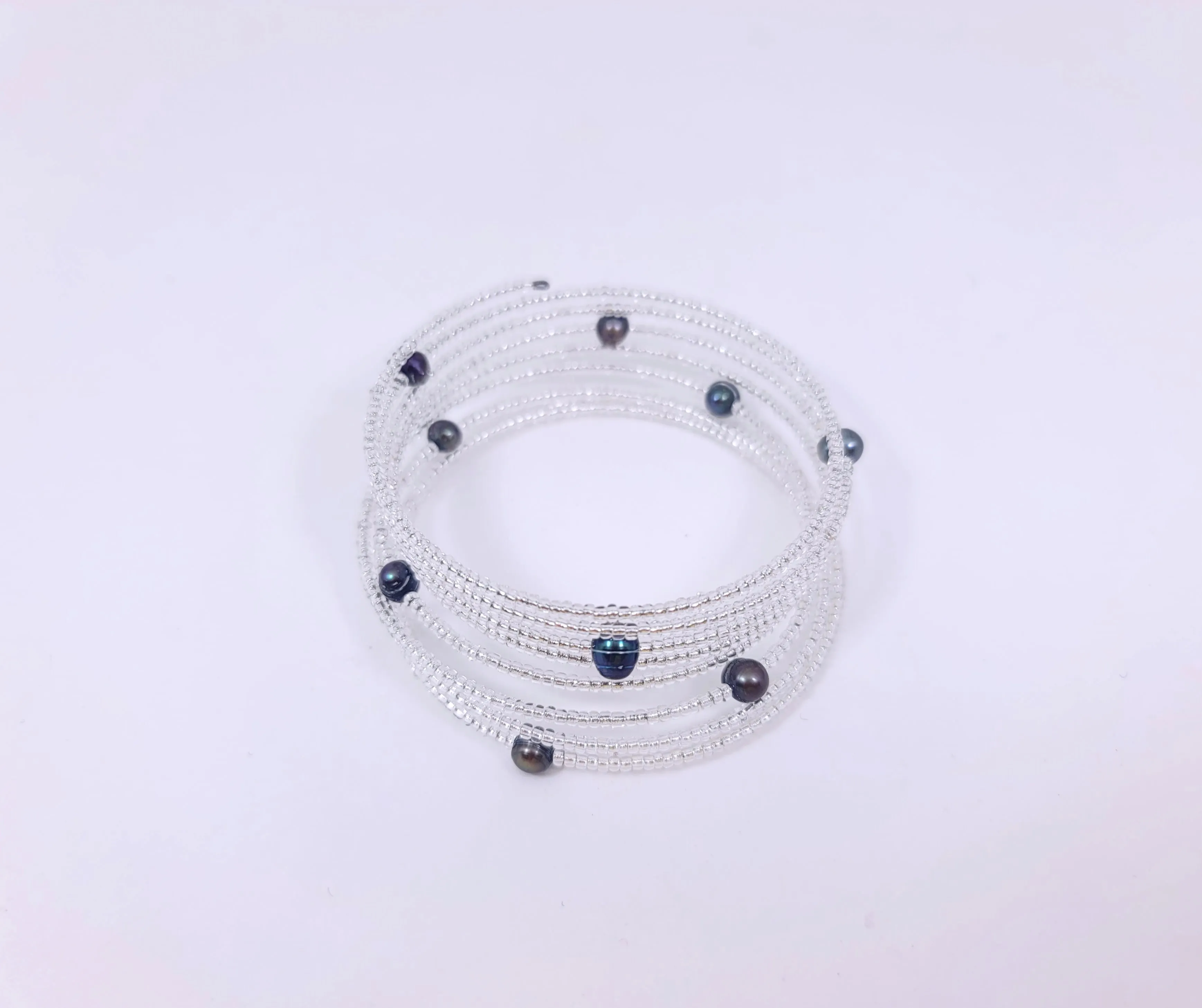 Black Pearl Glam Bracelet