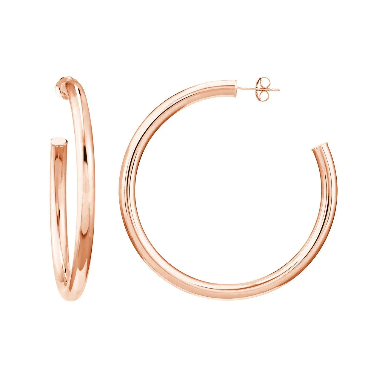 Bold Gold Hoop Earrings- 4 Sizes