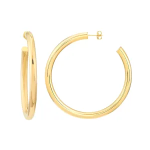 Bold Gold Hoop Earrings- 4 Sizes