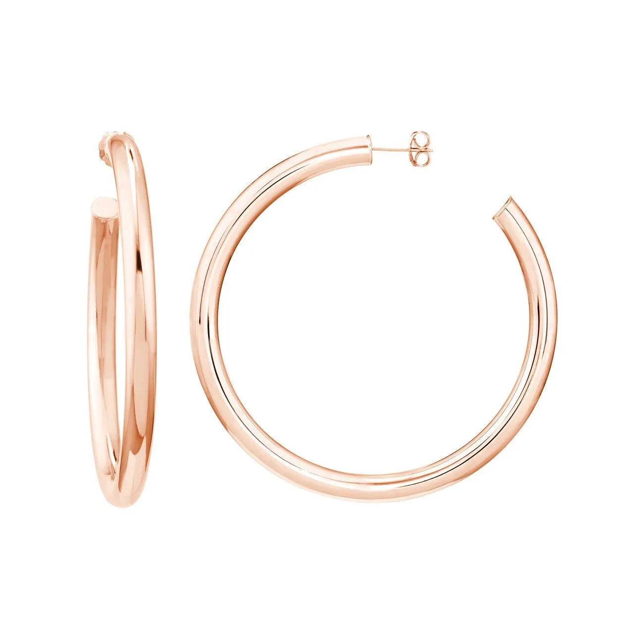 Bold Gold Hoop Earrings- 4 Sizes