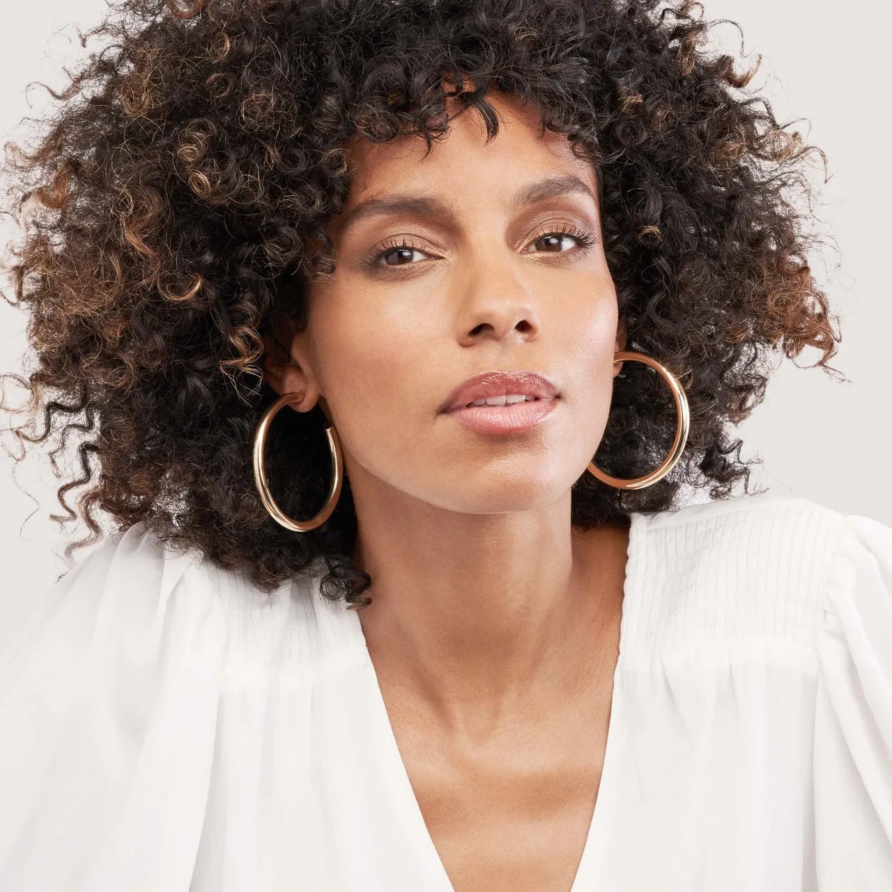 Bold Gold Hoop Earrings- 4 Sizes
