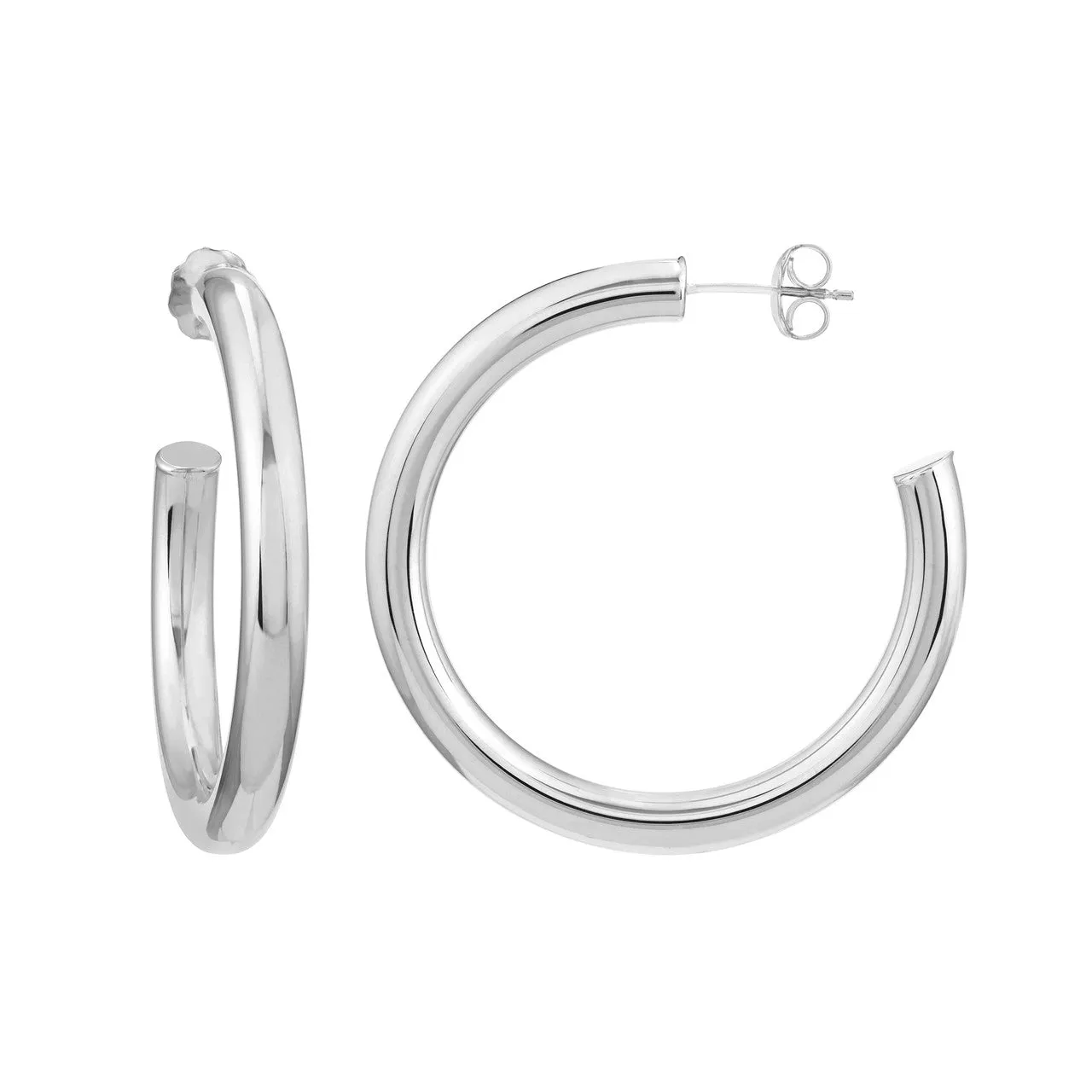 Bold Gold Hoop Earrings- 4 Sizes