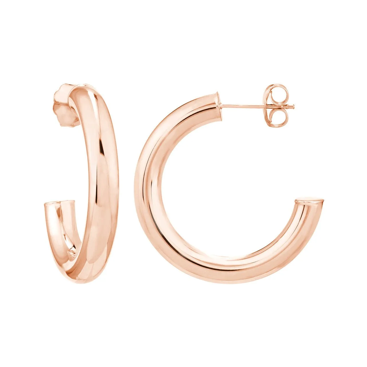 Bold Gold Hoop Earrings- 4 Sizes