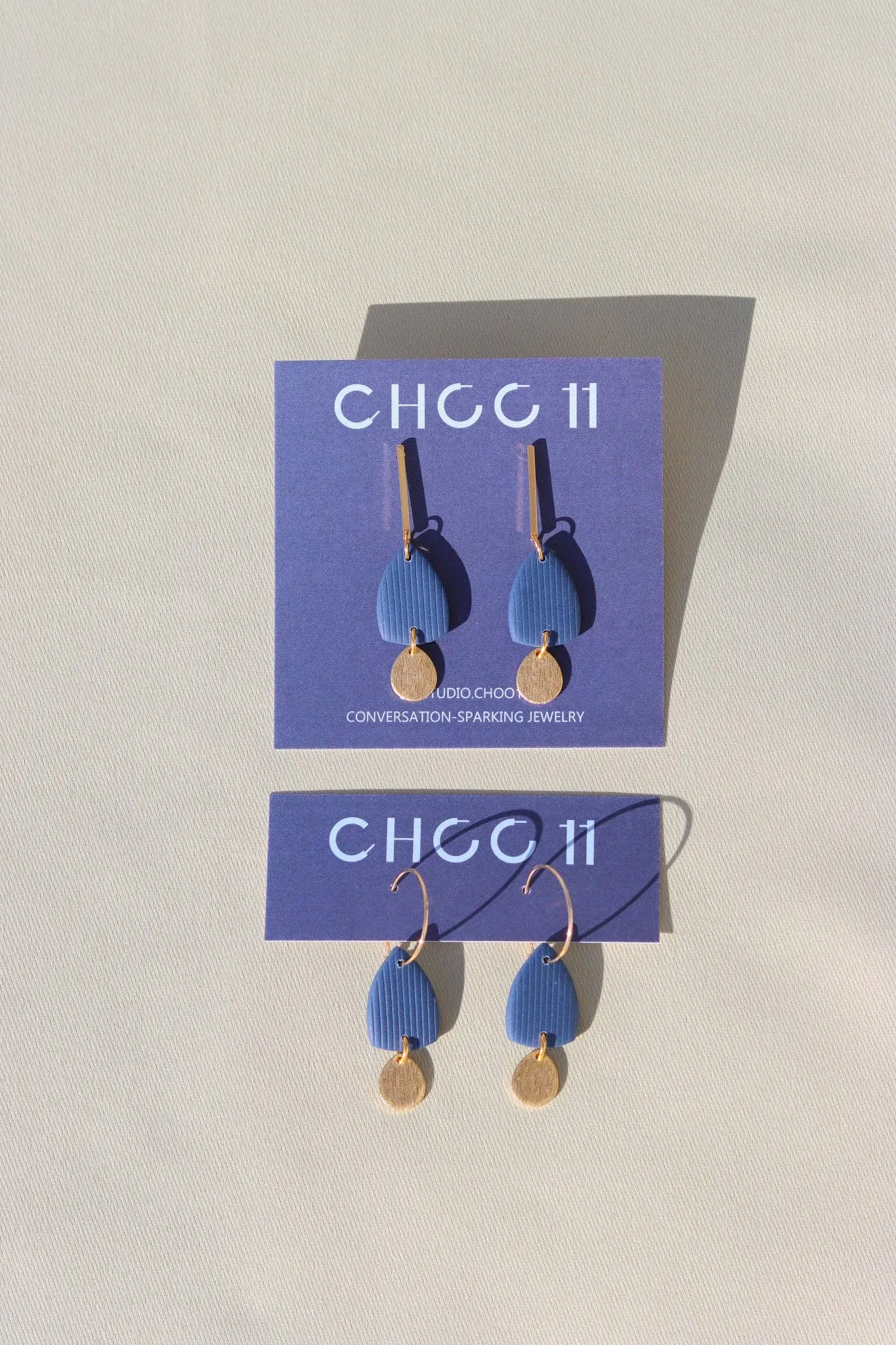 BONNIE EARRING: Lavender / Bar posts