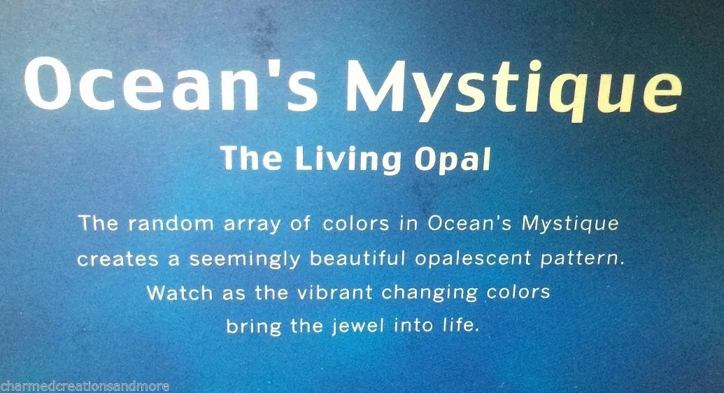 Box Of 36 Oceans Mystique Magnetic Hematite Mood Rings In Counter Top Display