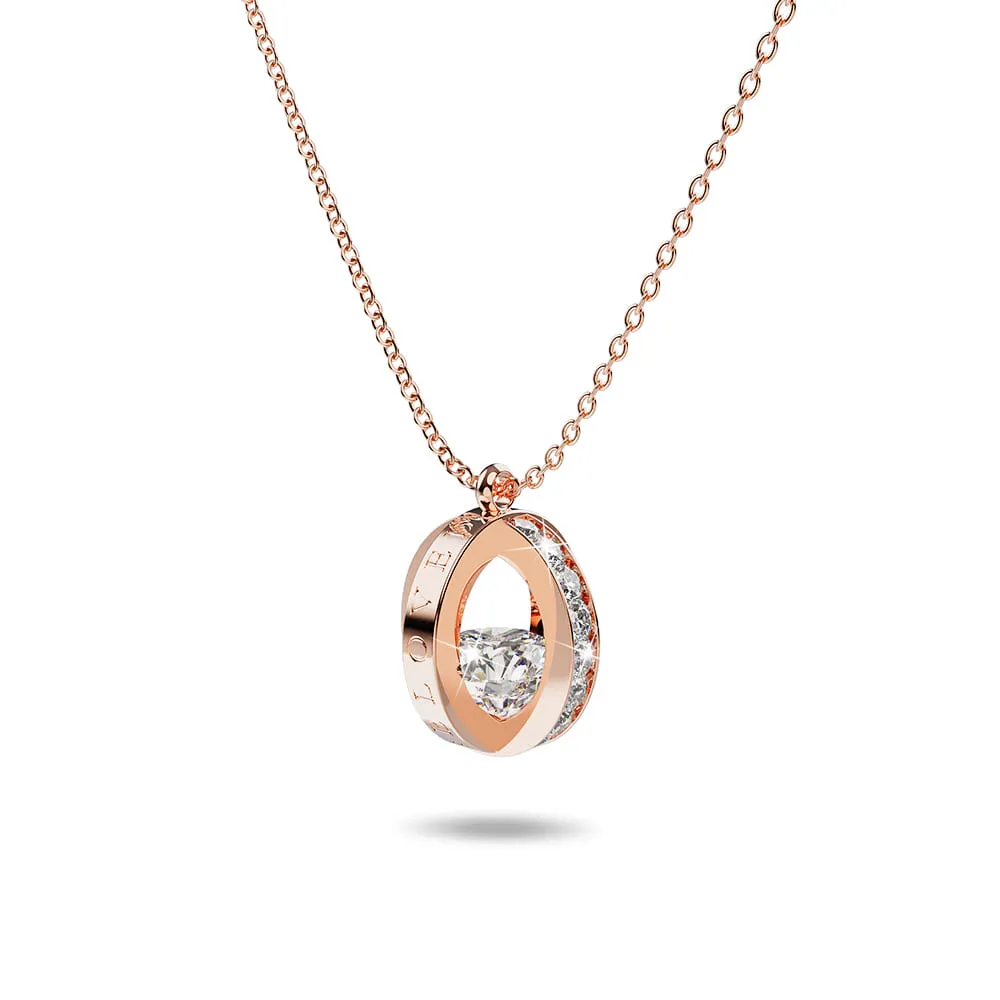 Boxed Endless Glam 2 Pieces  Necklace Set in Rose Gold