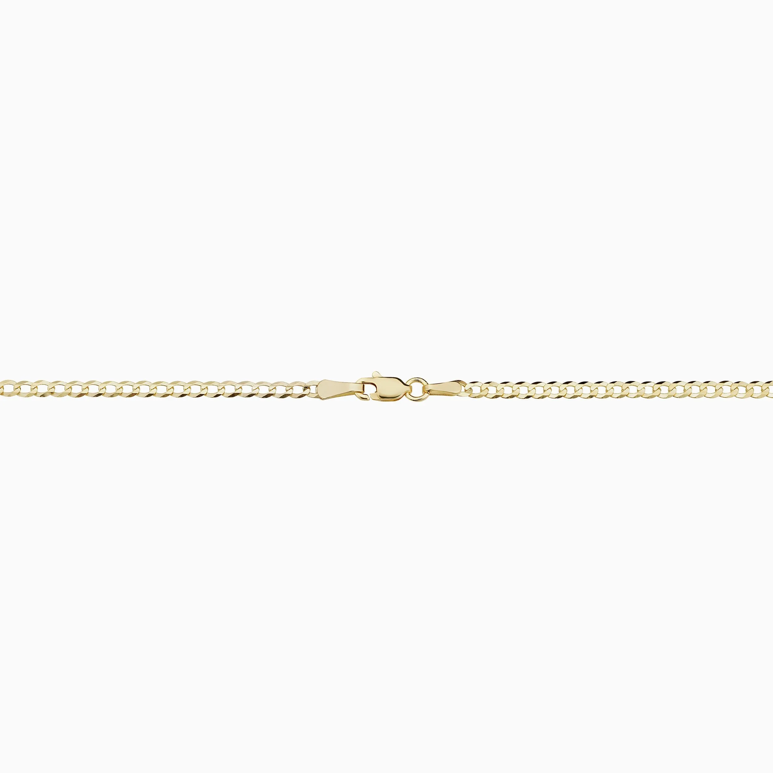 Carmine Curb Petite Anklet