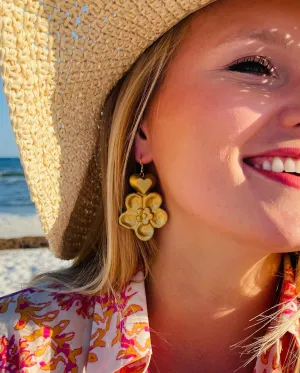 Carol Cassisa Coeur et Fleur Earrings