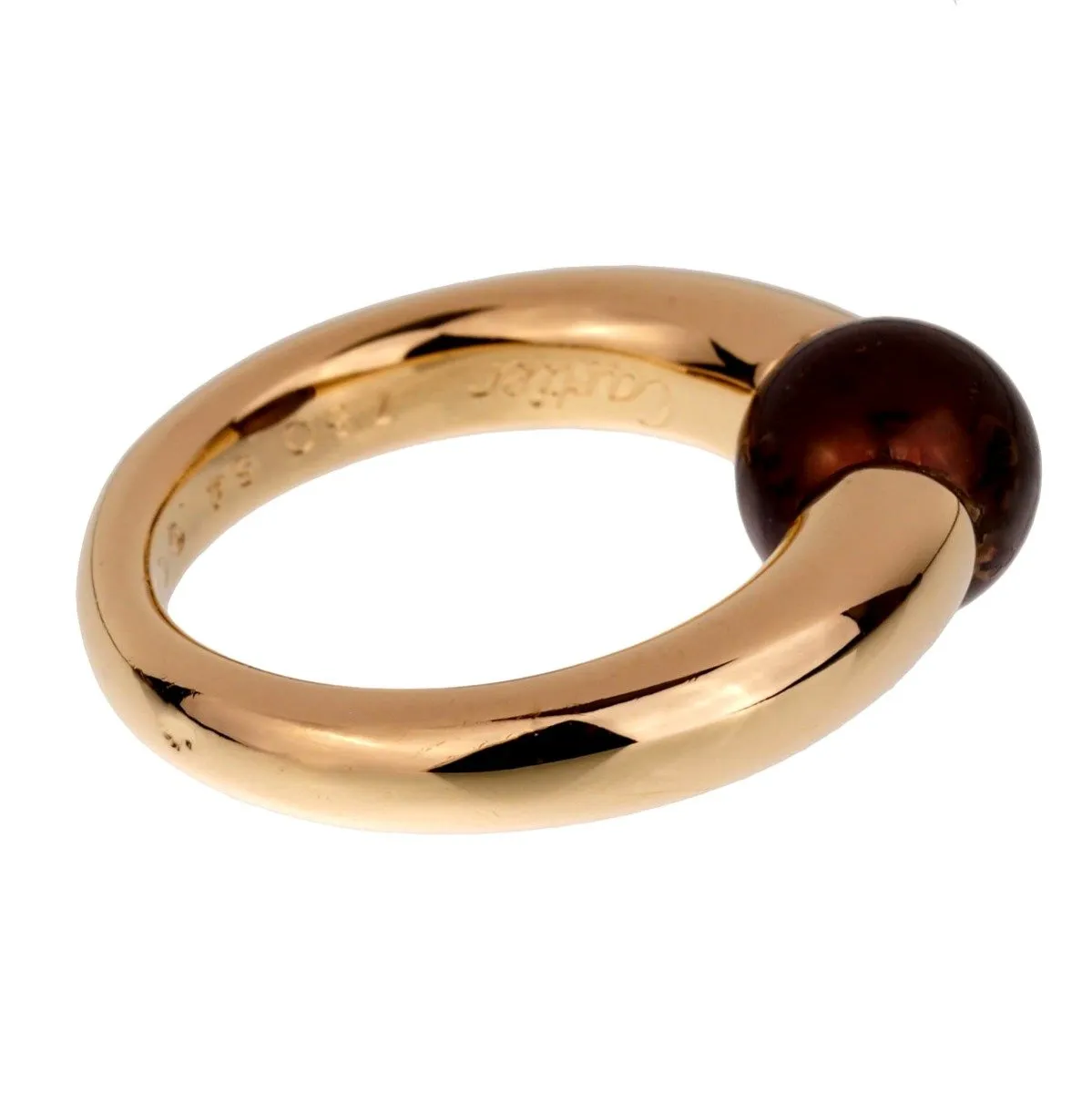 Cartier Black Pearl Yellow Gold Ring