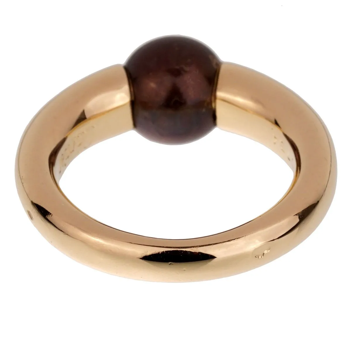 Cartier Black Pearl Yellow Gold Ring