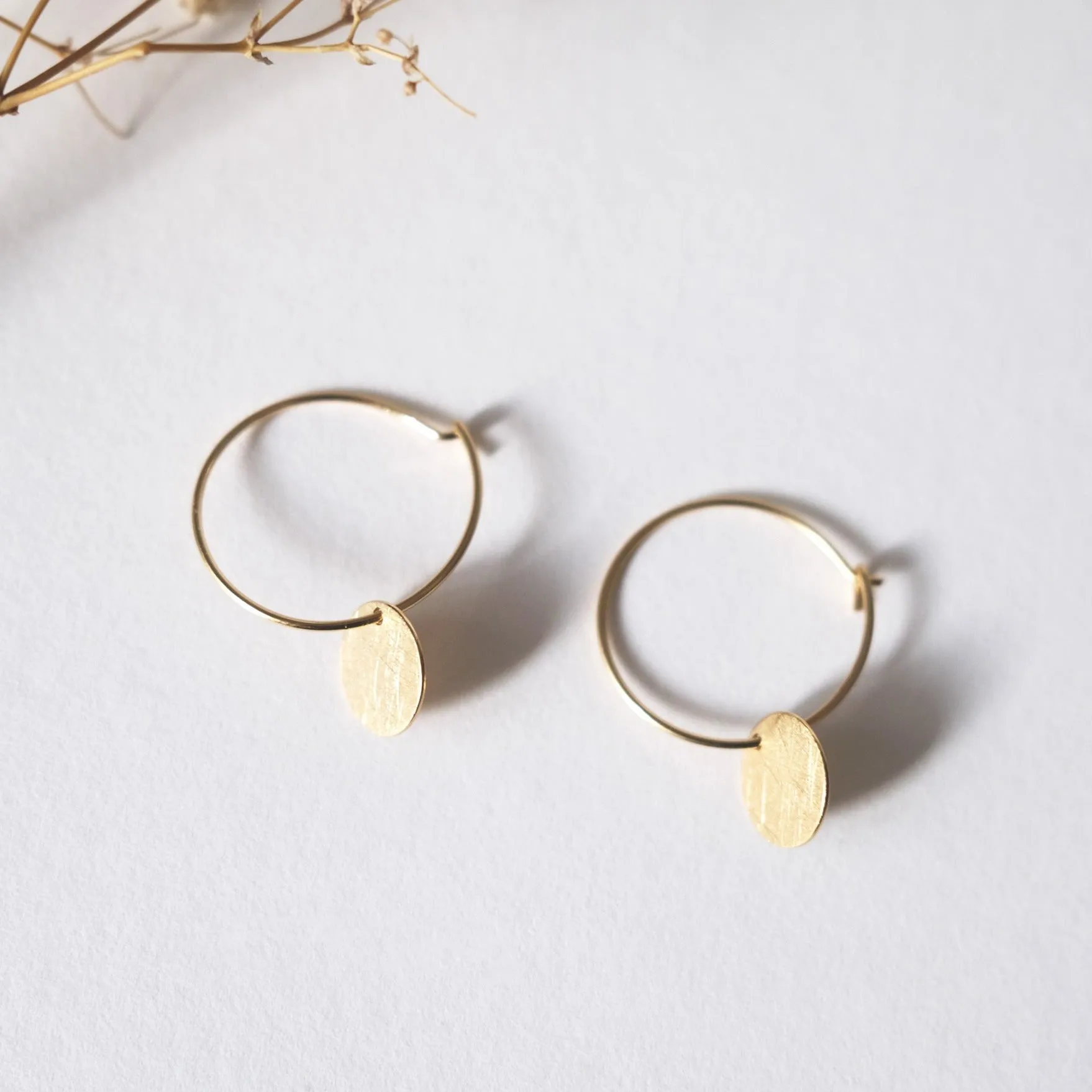 Chiara Disc Hoops