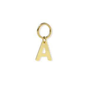 CLASSIC GOLD ALPHABET LETTER CHARM
