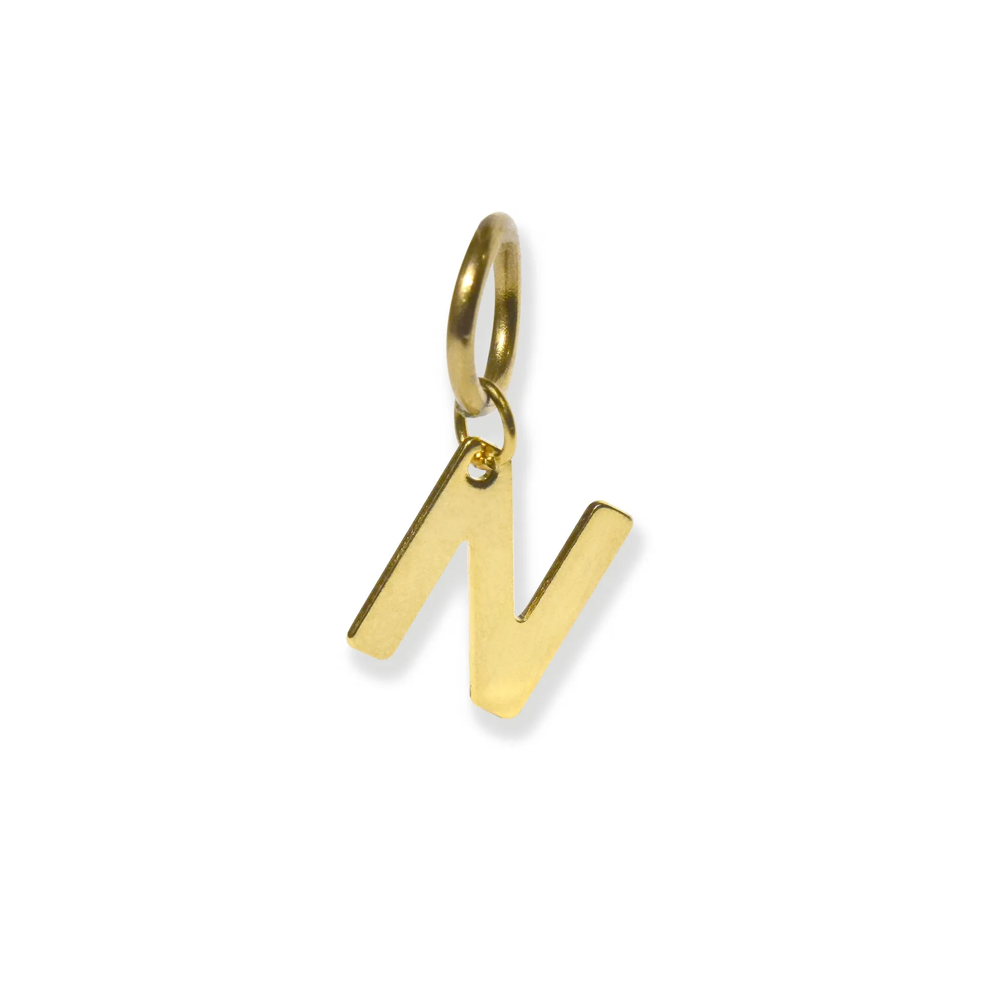 CLASSIC GOLD ALPHABET LETTER CHARM