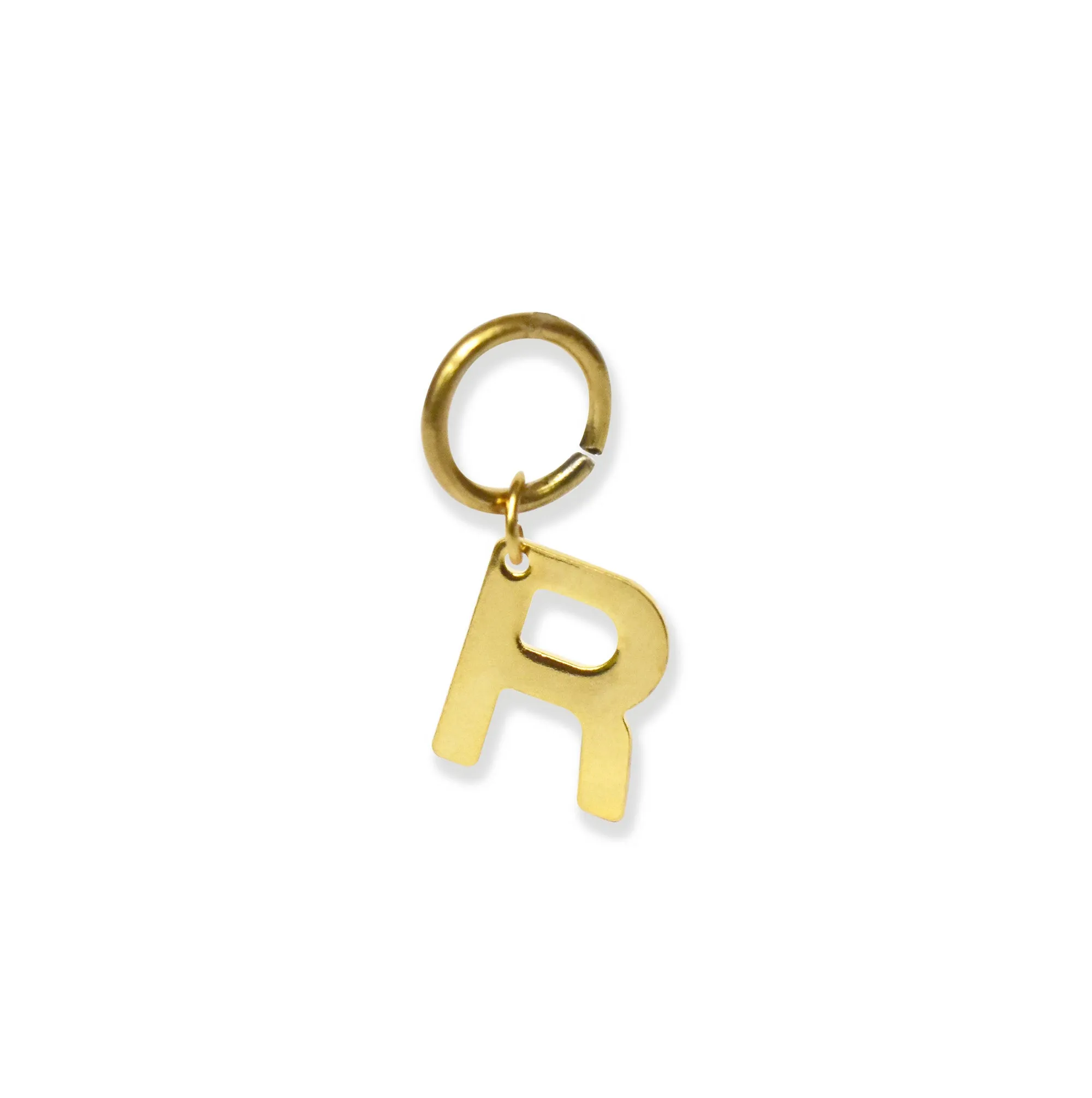CLASSIC GOLD ALPHABET LETTER CHARM