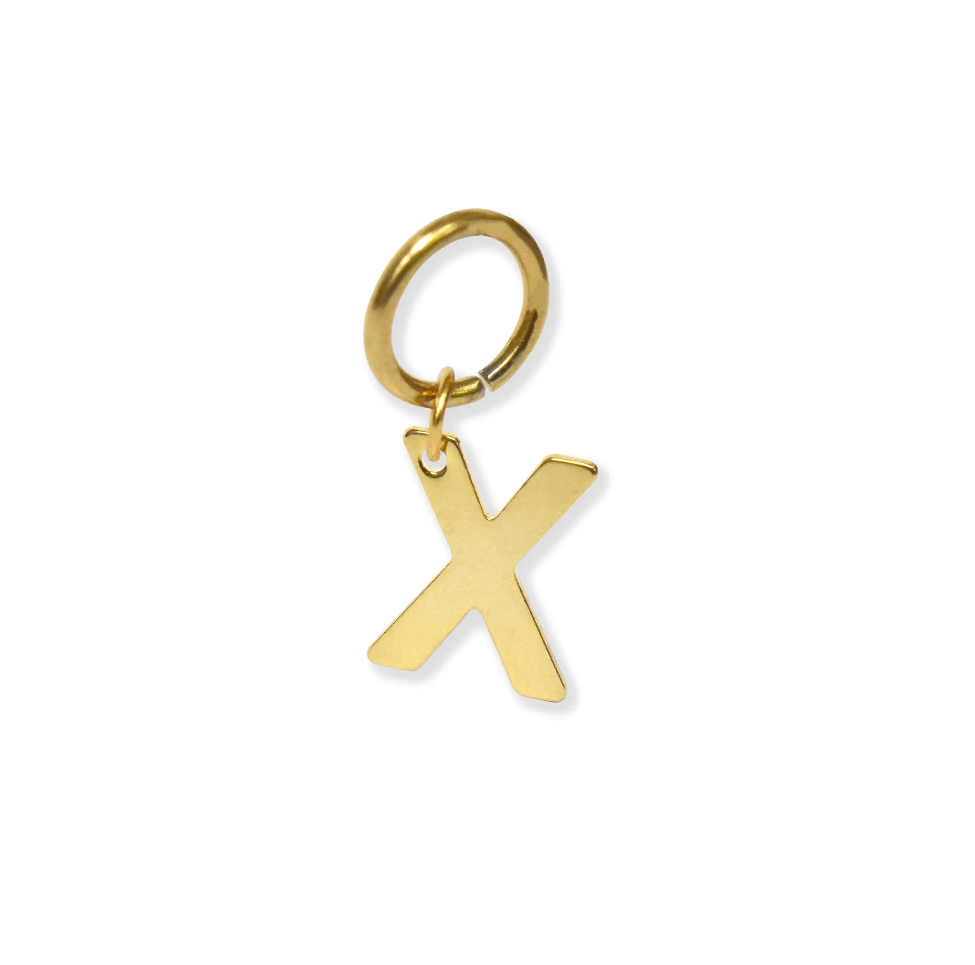 CLASSIC GOLD ALPHABET LETTER CHARM