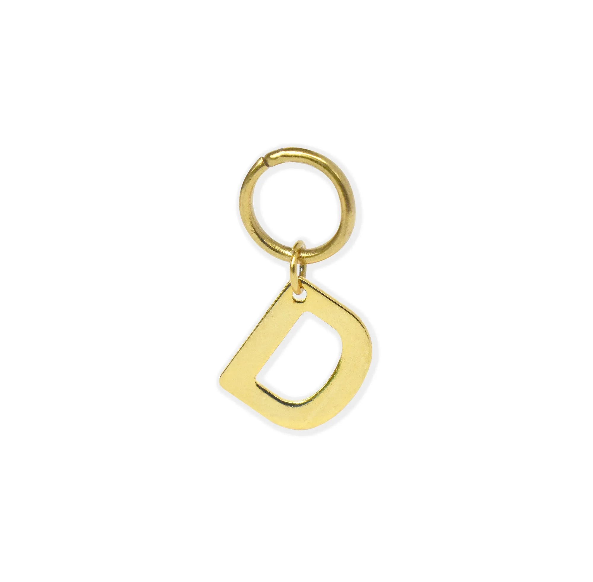 CLASSIC GOLD ALPHABET LETTER CHARM