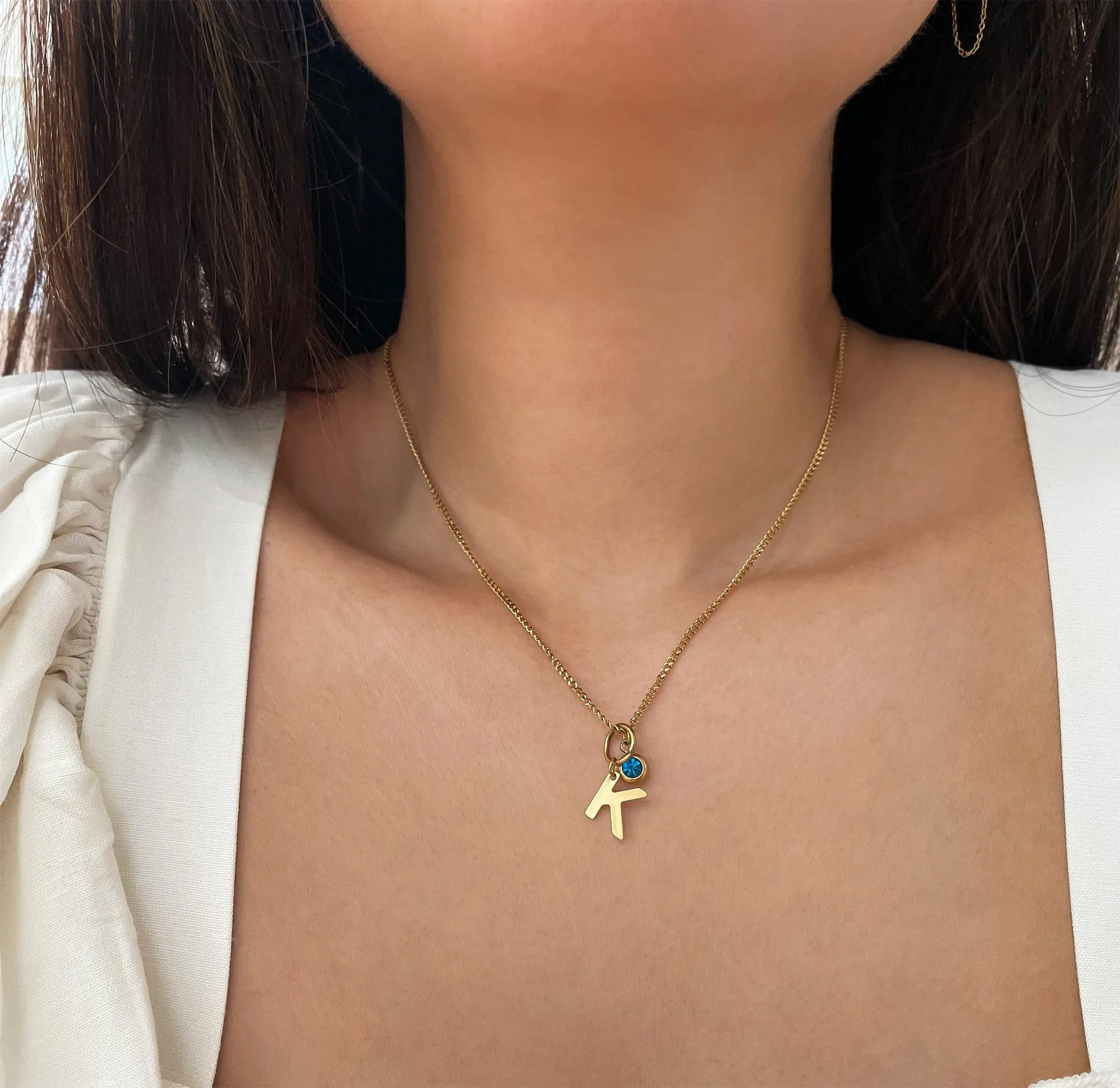 CLASSIC GOLD ALPHABET LETTER CHARM