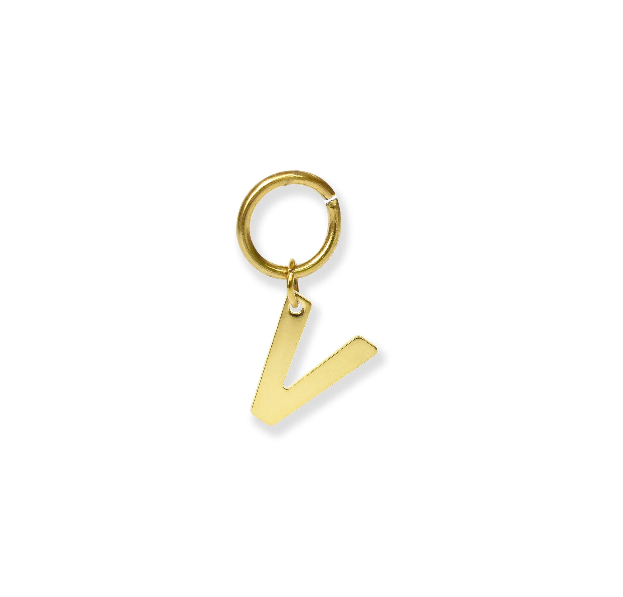 CLASSIC GOLD ALPHABET LETTER CHARM