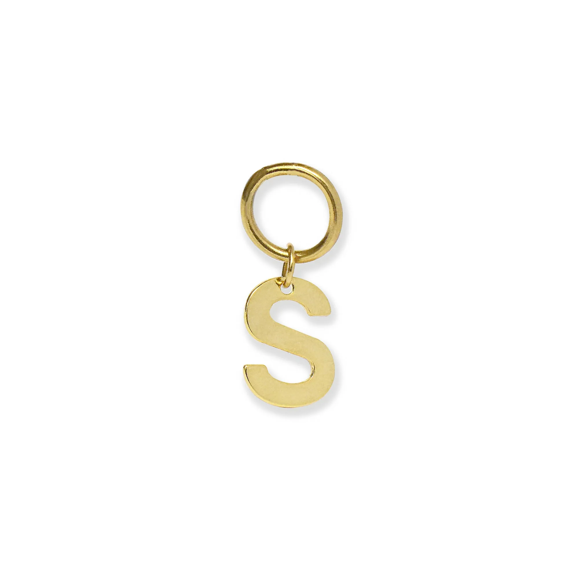 CLASSIC GOLD ALPHABET LETTER CHARM