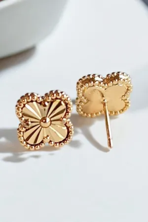 Clover Gold Earrings