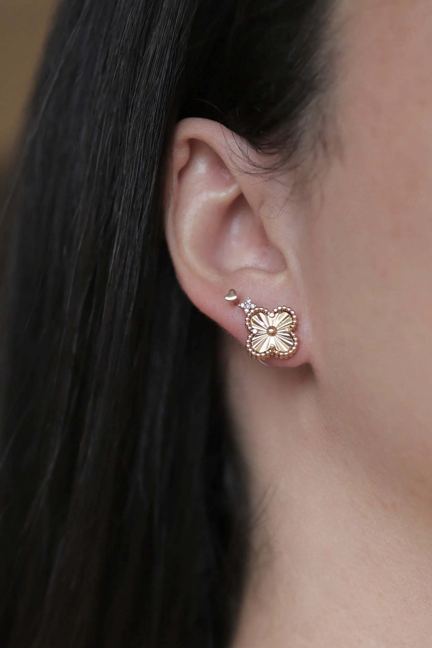 Clover Gold Earrings