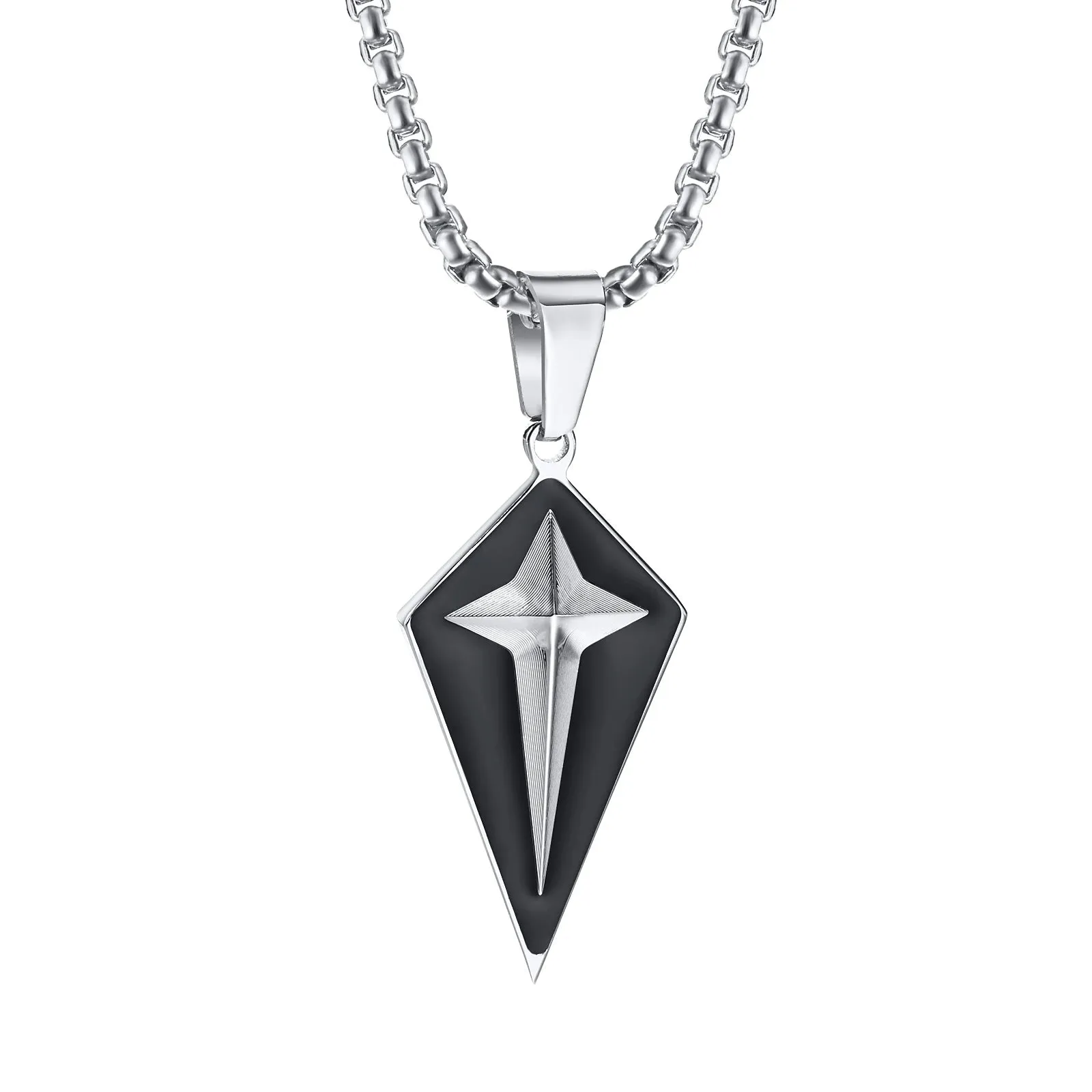 Cool Star 4-Pointed Pendant Necklaces for Men