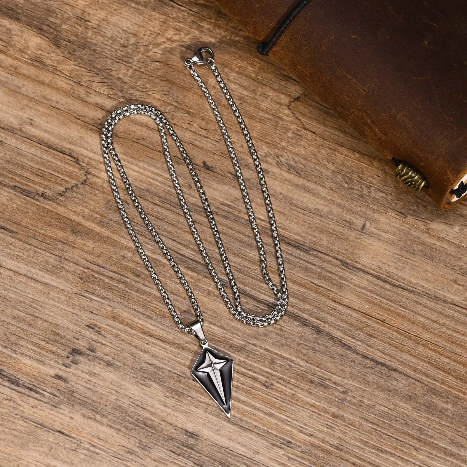 Cool Star 4-Pointed Pendant Necklaces for Men