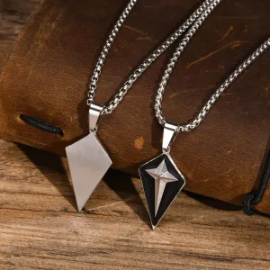 Cool Star 4-Pointed Pendant Necklaces for Men