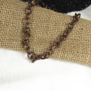 Copper Chain Necklace Long Necklace