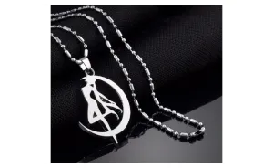 Cosplay Sailor Moon Long Metal Chain Pendant Necklace For Women