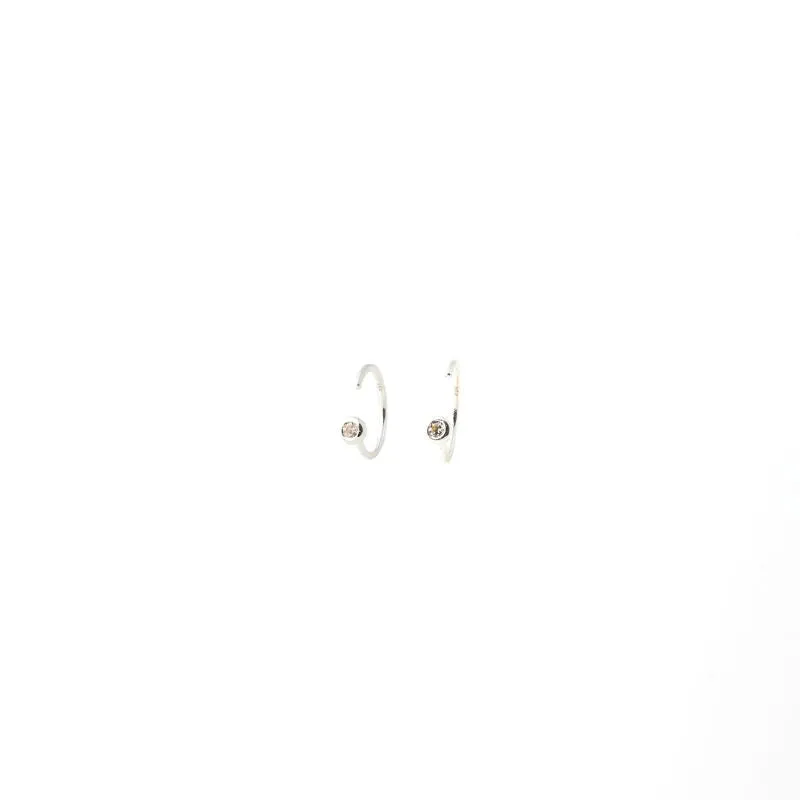 CZ Huggie Earring
