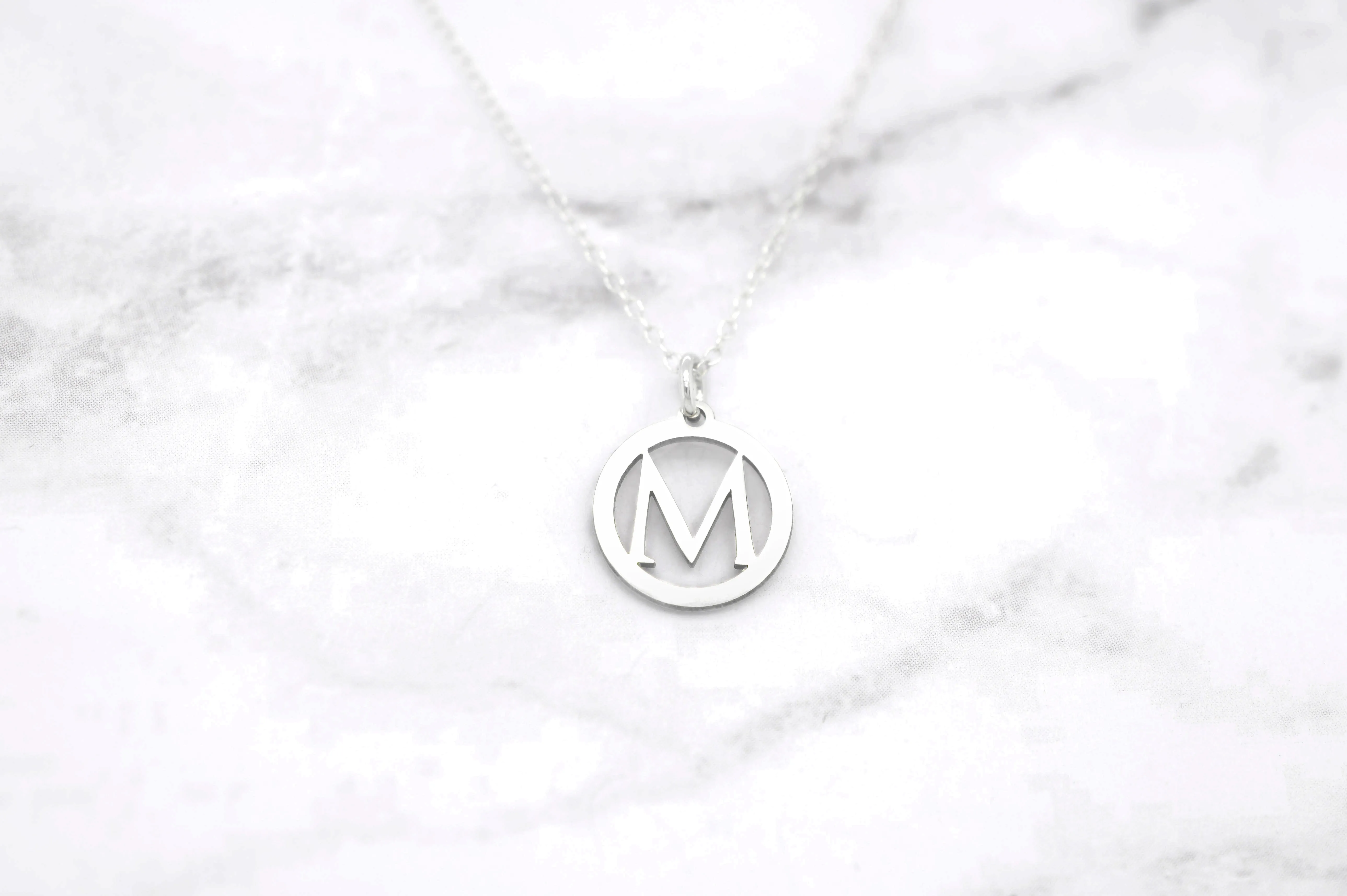 Dainty Initial Pendant Necklace