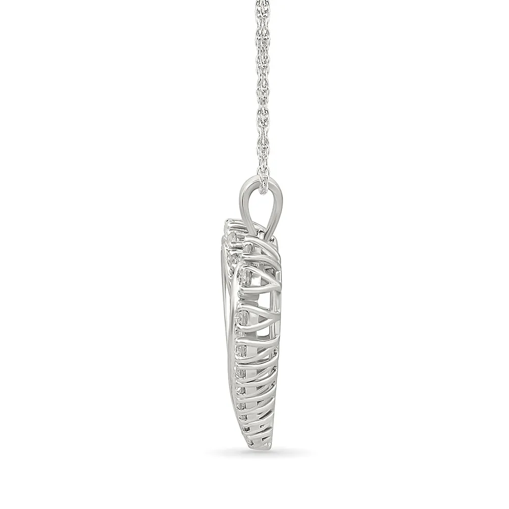 Dazzling Diamond Heart Pendant