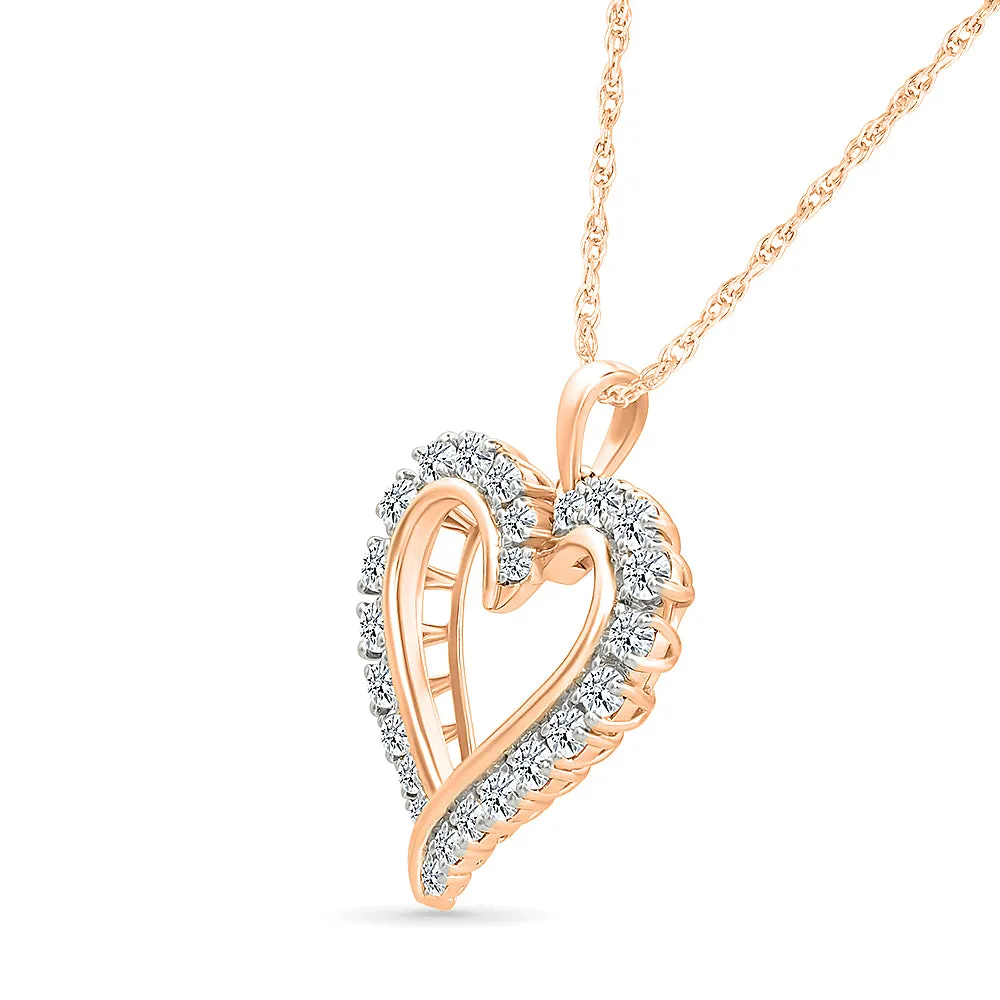 Dazzling Diamond Heart Pendant