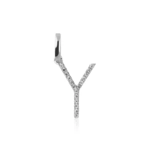 Diamond Letter Pendant 10