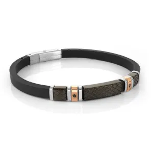 Double Stud Silicone Bracelet 5mm