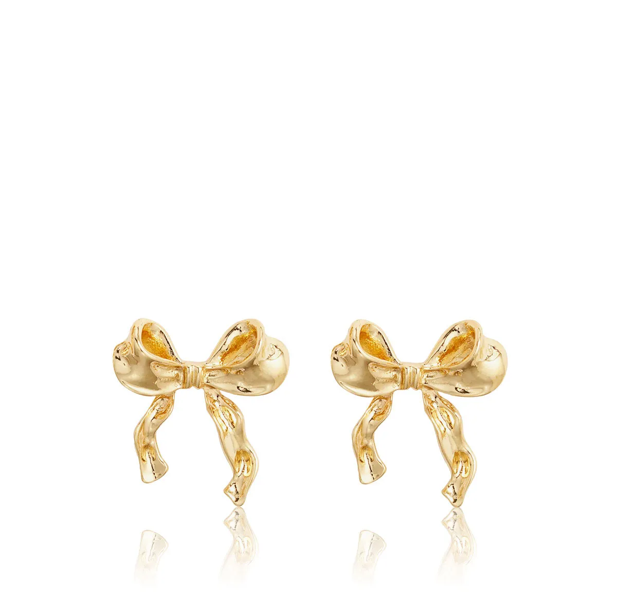 Elegant Bow Stud Earrings